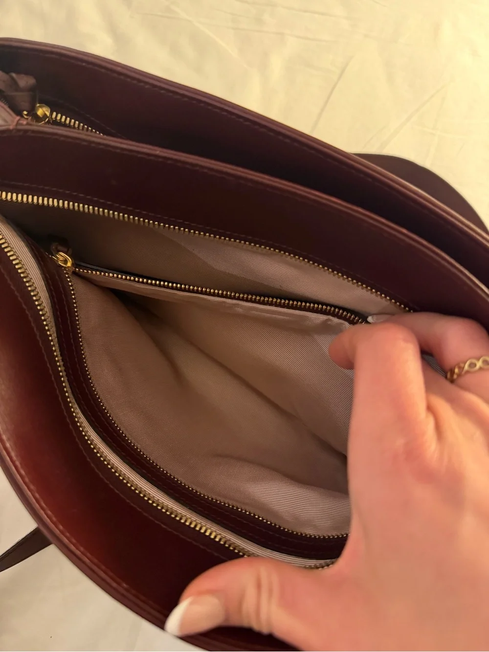 Gucci Arli leather bag in burgundy (Bordeaux) - Picture 10 of 10